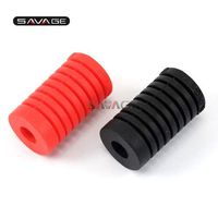 Frames & Fittings Motorcycle Shift Lever Toe Peg Silica Gel Foot Pad for Honda CBR125R CBR150R CBR250R CBR300R CBR400R CBR500R CBR - (Color: Red Black)