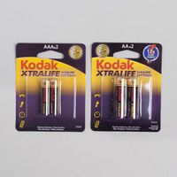 Batteries Kodak 2 Pack Alkaline Display 232 pcs Xtralife 168 pcs of AA