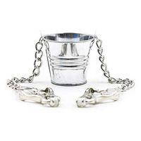 B`D+S-M Níp-plé Clamps Stainless Steel Bucket Brê`á`s`t Clíps Altérnǎtive Cóuples Toys
