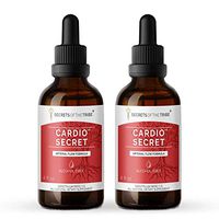 Secrets Of The Tribe - Cardio Secret, Herbal Supplement Blend Drops, Arterial Flow Formula, Alcohol-Free Liquid Extract 2x4 fl oz