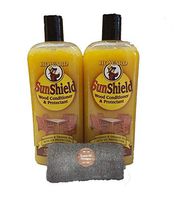 Howard SunShield Outside Wax for Wood, 2 x16 Ounce Bottles, Furniture Wax with UV Protection, Protect Outdoor Furniture from Sun and Moisture Damage