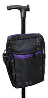 Cane Buddy - Secure Pouch for Cane, Walker, Crutches and Wheel Chairs (Purple)