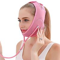LXT PANDA Facial Lifting Slimming Belt, Chin Cheek Lift Up Band for Women, V-Line Chin Cheek Lift Up Band for Women, V Face Anti Wrinkle Bandage Correction Belt.