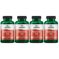Swanson Avocado Oil Made with Organic Avocado Oil 1 g 60 Sgels 4 Pack