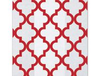 10ct. Small Red"GEO Tiles" 7x2x3" Cello Cellophane Treat Food Snack Bags ngKE -574