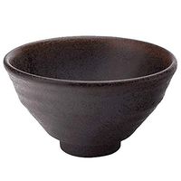 Bowl 5.5 Inch Folk culture bowl Creative Stoneware Tableware, Soup Folk culture bowl, Ice Cream Folk culture bowl Cooking & Dining (Color : Brown, Size : 14 14 6.5cm) Household tableware, retro bo