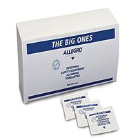 Allegro Industries 3001‐10 Big Ones Cleaning Wipes, Alcohol Free, 8" x 11" (Pack of 100)