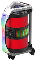 QFX PBX-11-RD LED Light Portable Party Speaker - Red