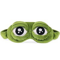 HXINFU 3D Frog Eye Mask for Sleeping Eye Blinders Soft Kids Sleeping Mask Cute
