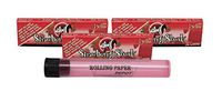 Skunk Brand 1 1/4 Strawberry Flavored Rolling Papers (3 Packs) with Rolling Paper Depot Kewltube