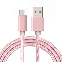 Micro USB Fast Charging Cable Android Charger High-Speed Cable for Android Devices Data Sync Charging Cable for Phones Tablet and More (Rose Gold)