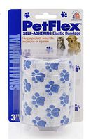 PetFlex Self-Adhering Elastic Bandage - Paw Prints 3" x 5 yds.