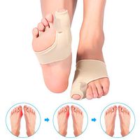 Bunion Relief Sleeves, Bunion Corrector Pad Big Toe Separator Toe Joint Protector with Silicone Gel Pad for Hallux Valgus, Bunion Pain Relief