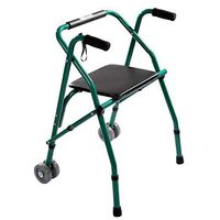 Luckya Elderly Walker Walking Frame Four-Legged Non-Slip Foldable Non-Slip Walking Stick with Hospital