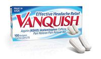 Vanquish Extra Strength Pain Reliever Caplets-100 ct. (Quantity of 4)