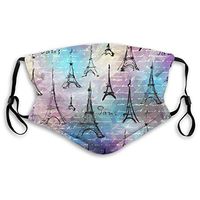 YOFFYO Grunge Pattern Dustproof Earloop Mouth Cover for Women Men, Pollen Painting Outdoor Half Face Mouth Cover - Anti-Allergens Mouth-Muffle