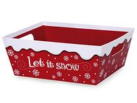 Wide Base Print Market Trays - Let It Snow Market Trays Mini Pk Large_Wide Base - (2 Pack; 6 Trays Per Pack) - Wraps-LCMLS