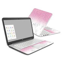 Mightyskins Skin Compatible with Hp Chromebook 14 (2014) - Marble Glitz | Protective, Durable, and Unique Vinyl Decal Wrap Cover | Easy to Apply, Remove, and Change Styles | Made in The USA