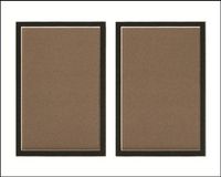 Pack of 5 11x14 White & Black Double Picture Mats or Photography Matting, Bevel cut for 2 5x7 Pictures