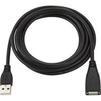 Dynex DX-PU5206X USB-A-to-USB-A Extension Cable - Black - 6'