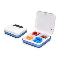 FD-FLY88 Weekly AM/PM Pill Box, 2nd Gen Portable Travel Pill Organizer with Moisture-Proof