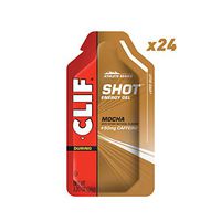 CLIF SHOT - Energy Gels - Mocha Flavor - 50mg Caffeine (1.2 Ounce Packet, 24 Count) (Packaging May Vary)