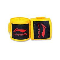 XIAONINGMENG Boxing Bandages, Boxing Sweat Bands, Gauntlets Muay Thai Sanda Training Bandages Hand Straps, Match Training Protective Bands, White/Yellow 5 Meters, The Best Choice for boxi