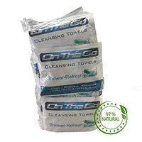 On The Go Towels Shower Refresh Large Body Wipes (25)