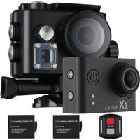 Z-EDGE 4K Action Camera, WiFi Ultra HD Waterproof Sport Camera 2 Inch LCD Screen, 1080P 60FPS 16MP Action Cam, 170 Degree Ultra Wide Angle, With 2 Rechargeable 1000mAh Batteries