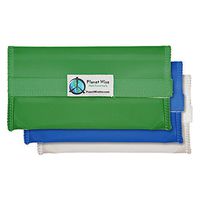 Planet Wise Tint Snack Bag - 3-Pack - Hook and Loop (Blue/Green)