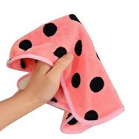 Zippem Home Kitchen Practical Water Absorption Soft Bow Decor Towel Dust Cloths