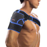 Lixada Shoulder Brace Men/Women Adjustable Breathable Neoprene Shoulder Support for Rotator Cuff, Dislocated AC Joint, Labrum Tear, Shoulder Pain, Shoulder Compression Sleeve