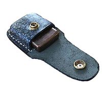 Genuine Leather Heavy Duty Pouches Lighter Holder Case Hand Made Pouch-Eye of Sea-Blue