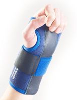 Neo G Stabilized Wrist Support - for Carpal Tunnel, Arthritis, Joint Pain, Tendonitis, Hand Sprains - Adjustable Compression - Class 1 Medical Device - One Size - Left - Blue