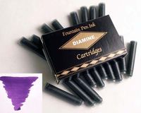 Diamine Refills Imperial Purple Pack of 18 Fountain Pen Cartridge - DM-8005