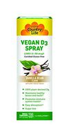 Vitamin D3 2,000 IU Vanilla Bean Flavor Country Life 0.81 fl oz (150 Inge Spray