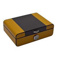 CCZXJH Cigar Humidor Desktop Cedar Cigar Box/Portable with Hygrometer and humidifier Travel humidor Large Capacity Wood Lined