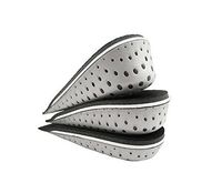 One Pair Breathable Memory Foam Height Increase Insole Invisible Increased Heel Lifting Inserts Shoe Lifts Shoe Pads Elevator Insoles for Men Women (4.3cm Height)