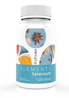 Selenium Supplement for Thyroid Support Function & Thyroid Hormone Metabolism – 200mcg High Absorption Selenomethione – LFI Labs - 100 Vegetable Capsules