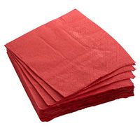 Exquisite 300 Pack of Beverage Paper Napkins The 2 Ply Party Napkins are Highly Absorbent and Available in a Wide Range of Vibrant Colors - Red Napkins