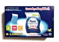Purex Complete 3 in 1 Spring Oasis Laundry Sheets (One (1) Package of 6 Sheets)