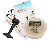 TheraPutty Standard Exercise Putty Tan - XX-Soft 4 OZ + Puttycise Cap Turn TheraPutty Exercise Tool + Manual Bundle