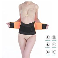 Lumbar Lower Back Brace Pain Relief and Support Belt with Dual Adjustable Straps and Breathable Mesh Panels (XL)