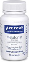 Pure Encapsulations - Melatonin 0.5 mg - Hypoallergenic Supplement Supports The Body's Natural Sleep Cycle - 60 Capsules