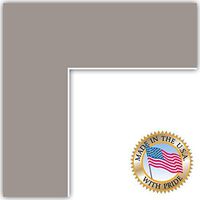 16x20 Gray / TV Grey Custom Mat for Picture Frame with 12x16 opening size (Mat Only, Frame NOT Included)