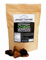 8oz Raw Organic Wild Chaga Mushroom Tea Chunks – 100% Natural Hand-Harvested Canadian Forest Chaga Superfood, Healthy Immune System Booster & Antioxidant