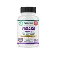 Vasaka - Lungs & Respiratory Support Supplement- with Holy Basil, Black Pepper, Long Pepper, Ginger 120 Vegetarian Capsules