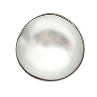 Coconut bowl, Ring bowl, Tree planter, Silver leaves lacquer