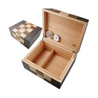 Cedar Wood Cigar humidor with Hygrometer and humidifier Constant Temperature and Constant Humidity Thickening Seal Men's Gift Box Storage Collection Large Capacity Multi st New Classic Portable Cigar
