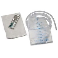 Covidien 145541 Dover Enema Bag with Tube, Pre-Lubricated Tip, Polyethylene, 1500 mL Capacity, 24 FR/Ch x 60" Size (Pack of 50)